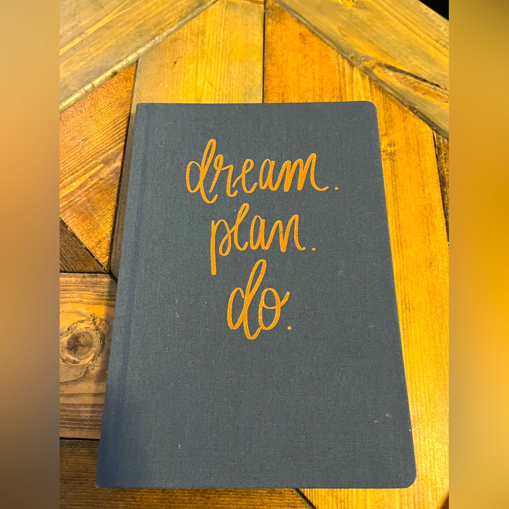 Dream, plan, do journal/notebook. NWT 8x5” lined paper